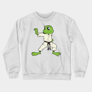 Comic Gecko does Karate Crewneck Sweatshirt